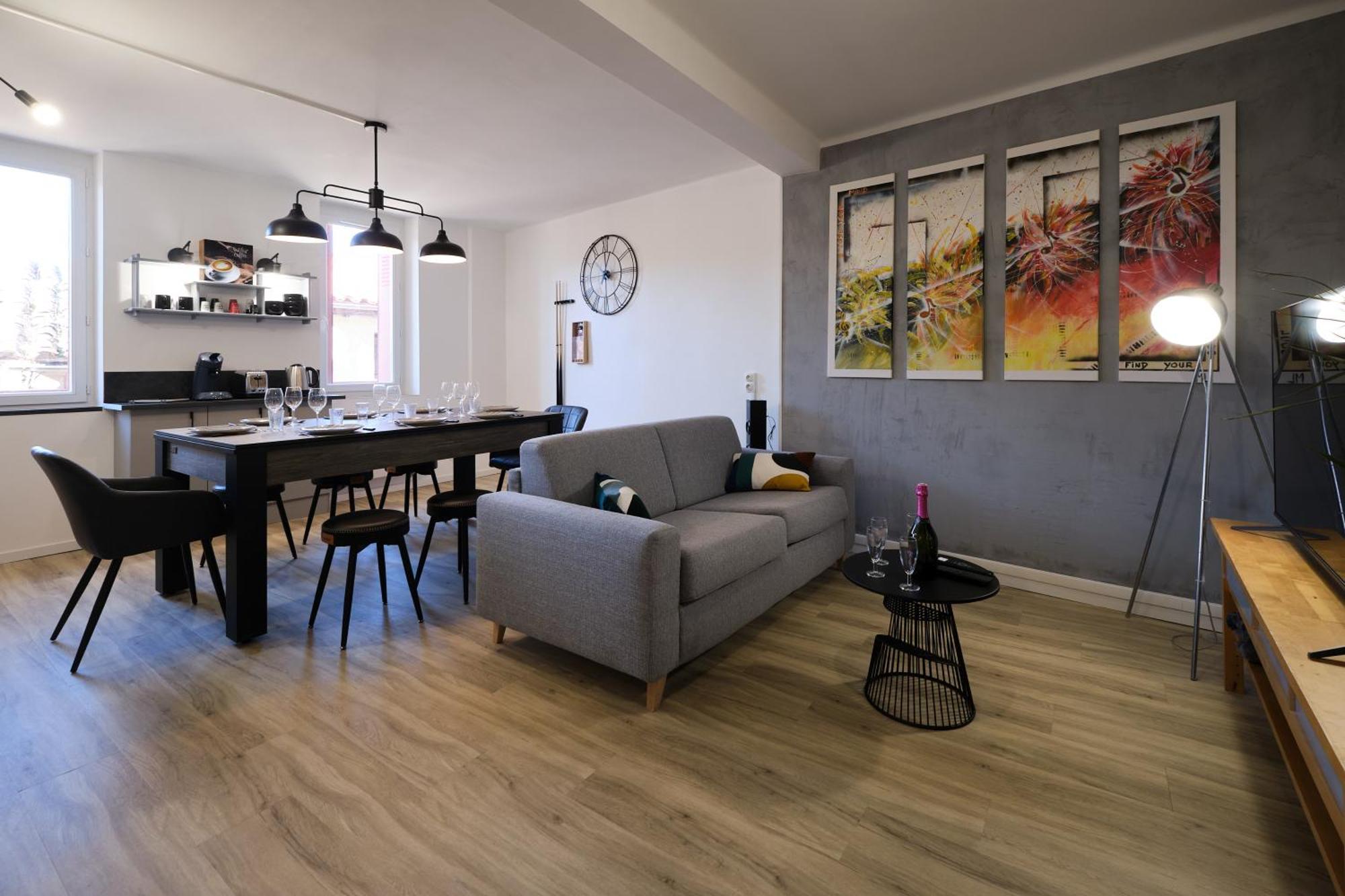Magnifique*T4*Centre Ville*Wifi*Billard*Netflix* Limoux Exterior foto